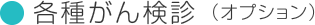 各種がん検診(オプション)
